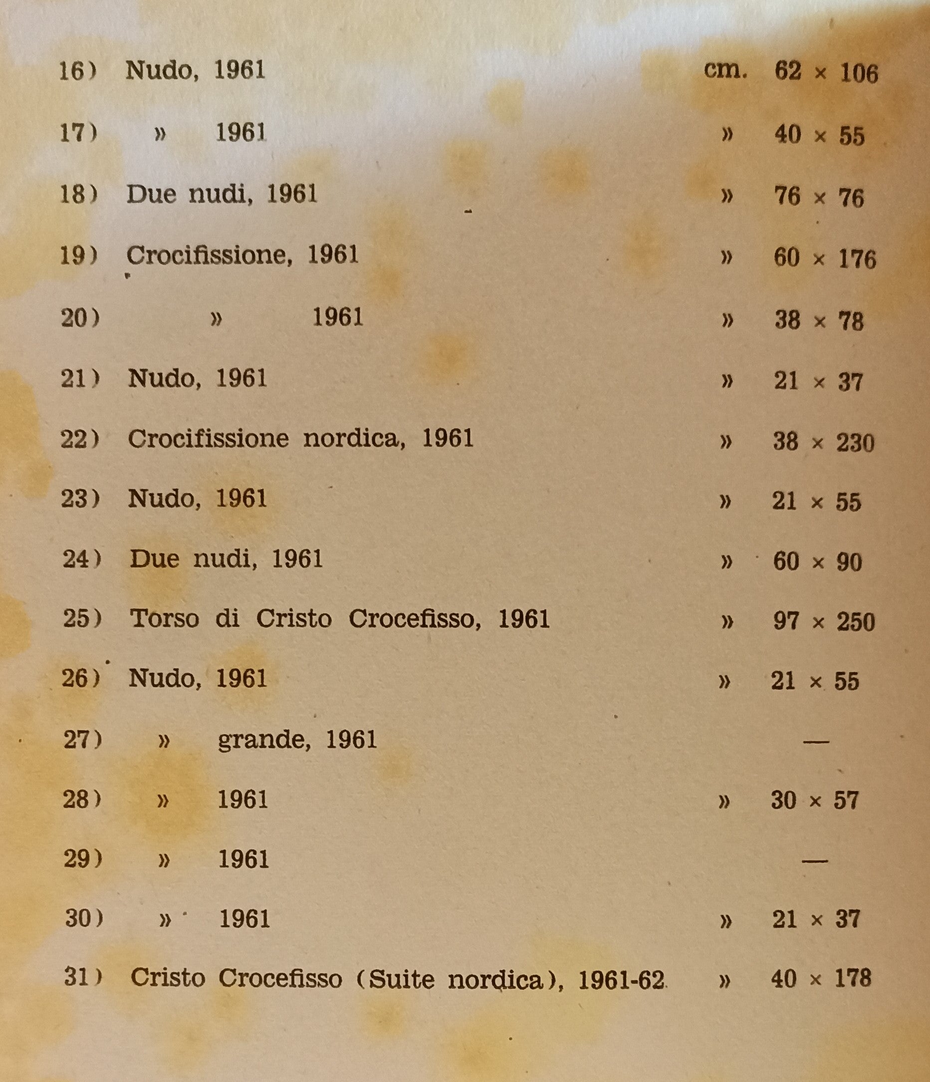 LT- VITTORIO TAVERNARI FEBBRAIO 1962 CATALOGO OPERE GALLERIE LORENZELLI - XFS165