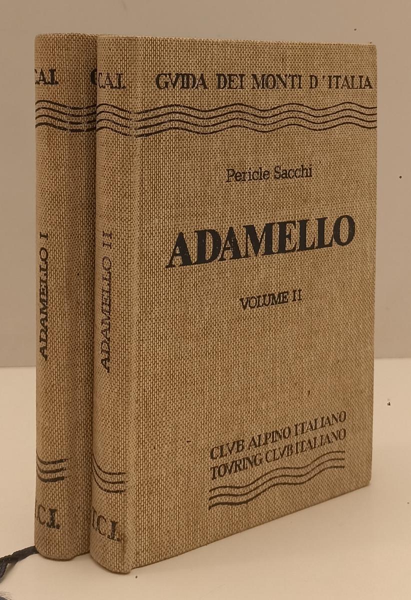 LV- GUIDA DEI MONTI D'ITALIA ADAMELLO VOLUMI I/II -- TOURING TCI --- C - XFS92