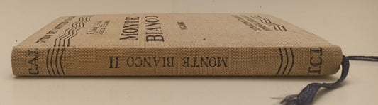 LV- GUIDA DEI MONTI D'ITALIA MONTE BIANCO VOLUME II-- TOURING TCI- 1968- C-XFS92