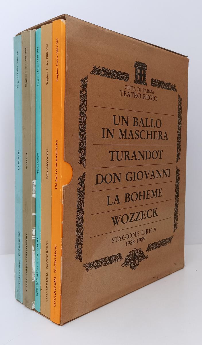 LT- PARMA TEATRO REGIO STAGIONE LIRICA 1988/1989 COFANETTO 5 VOLUMI WOZZECK- WPR