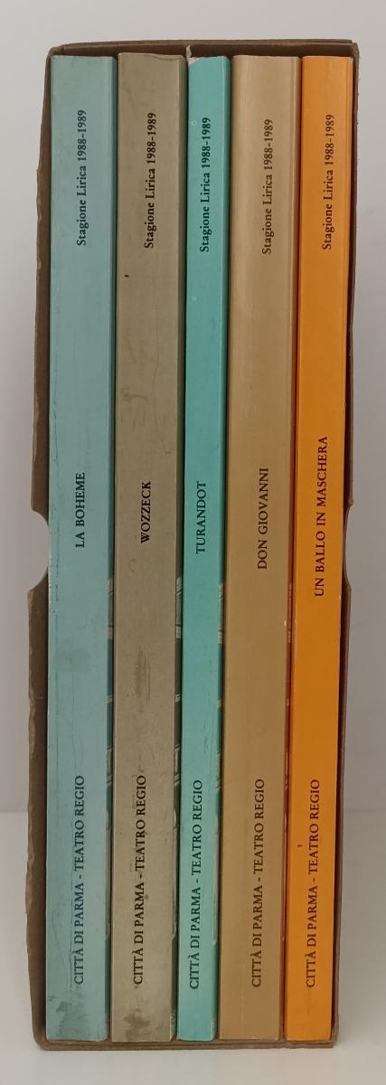 LT- PARMA TEATRO REGIO STAGIONE LIRICA 1988/1989 COFANETTO 5 VOLUMI WOZZECK- WPR