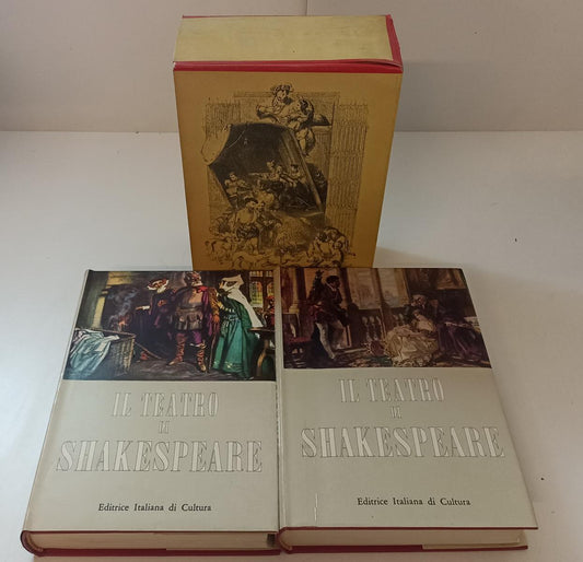 LN- IL TEATRO DI SHAKESPEARE 2 VOLUMI - CARLO RUSCONI ---- 1962 - CS - XFS