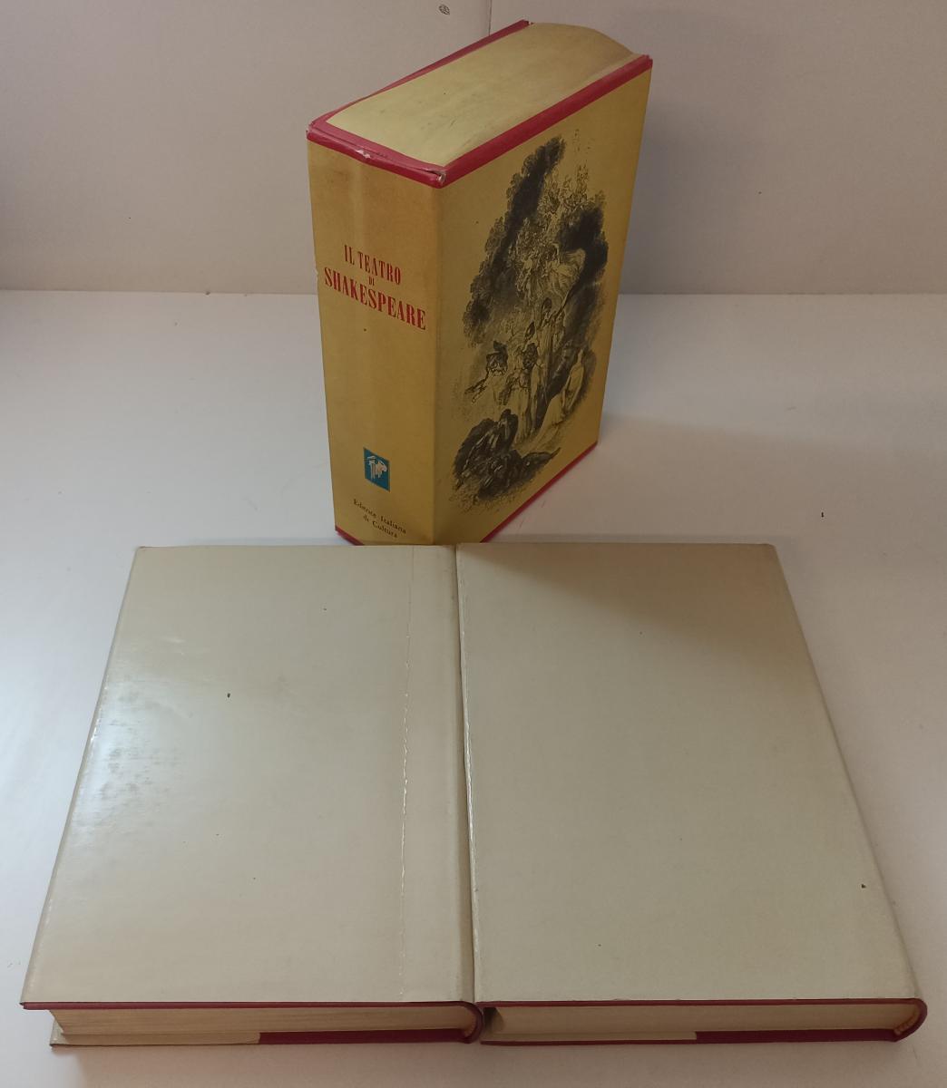 LN- IL TEATRO DI SHAKESPEARE 2 VOLUMI - CARLO RUSCONI ---- 1962 - CS - XFS