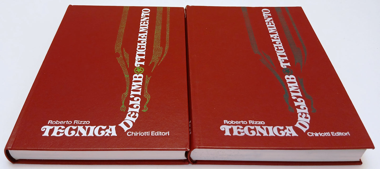 LZ- TECNICA DELL'IMBOTTIGLIAMENTO 2 VOLUMI - RIZZO- CHIRLOTTI--- 1976- C- YFS702