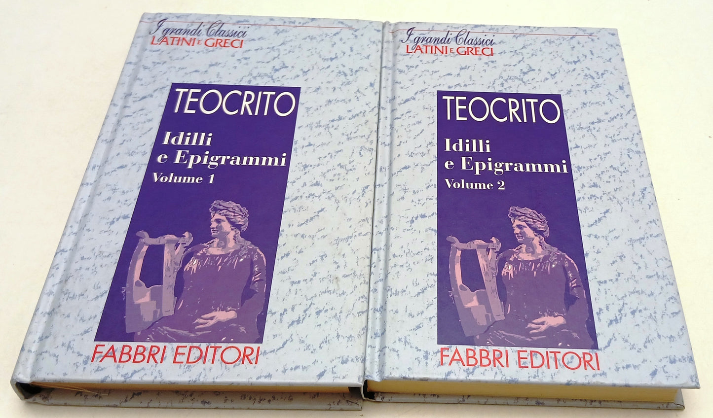 LN- IDILLI E EPIGRAMMI 1/2 - TEOCRITO- FABBRI- CLASSICI LATINI E GRECI- C- ZFS55