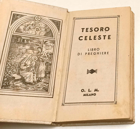 LD- TESORO CELESTE LIBRO DI PREGHIERE -- CANGINI E FILIPPI--- 1941- C- ZFS150