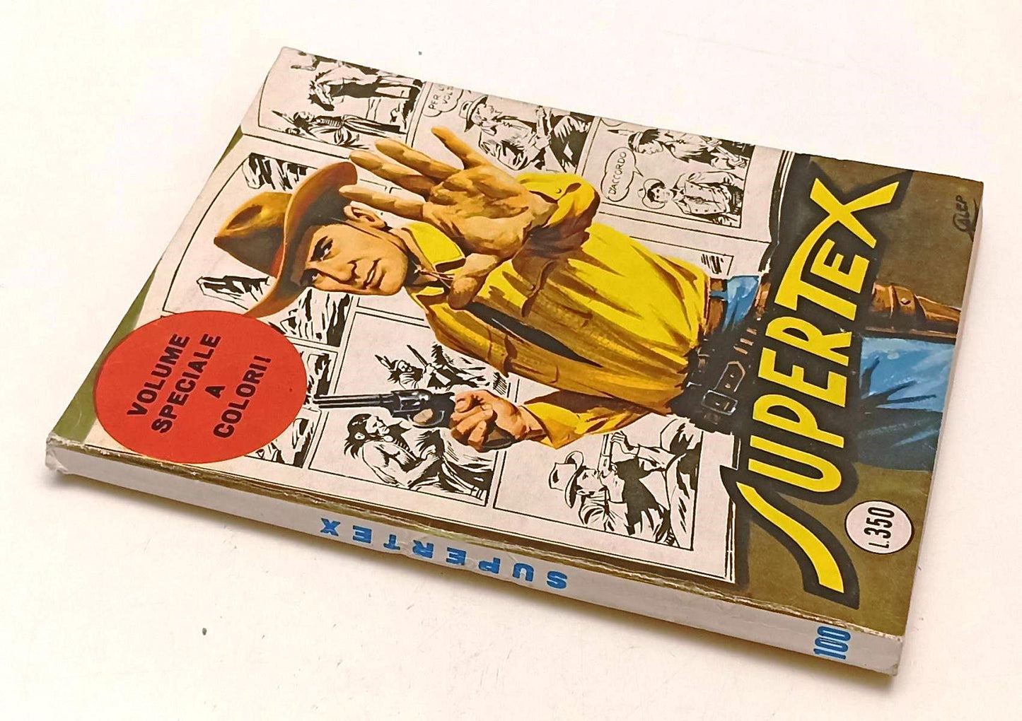 FB- TEX N.100 SUPERTEX A COLORI 350 LIRE  -- BONELLI - 1972 - B - D24