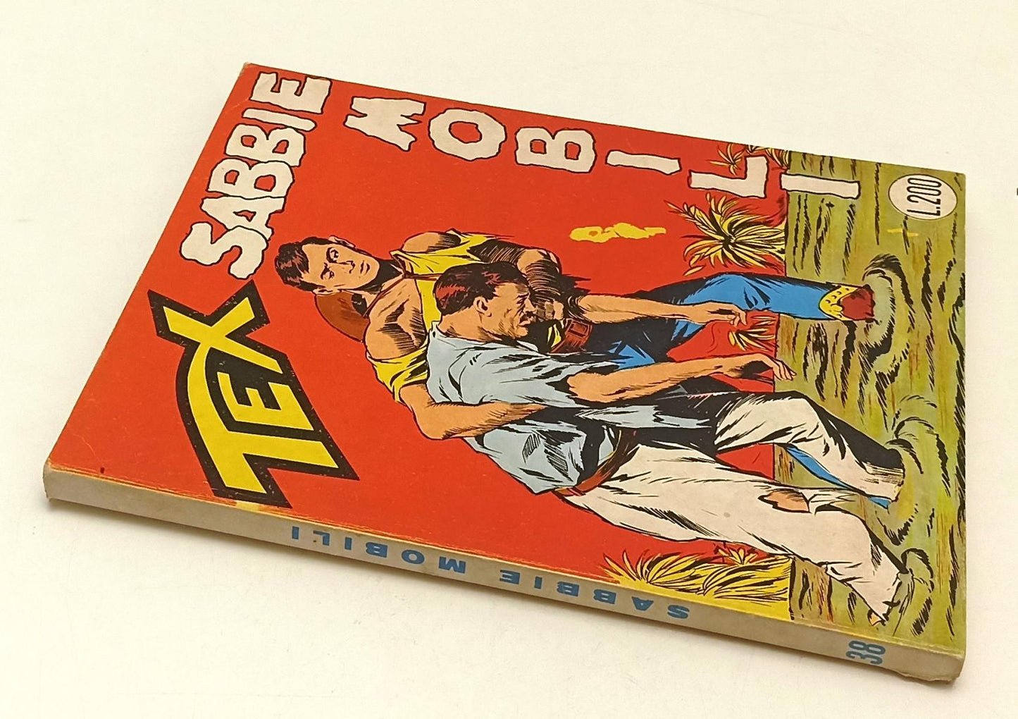 FB- TEX N.38 SIMILSPILLATO 200 LIRE SABBIE MOBILI -- BONELLI - 1963 - B - D24
