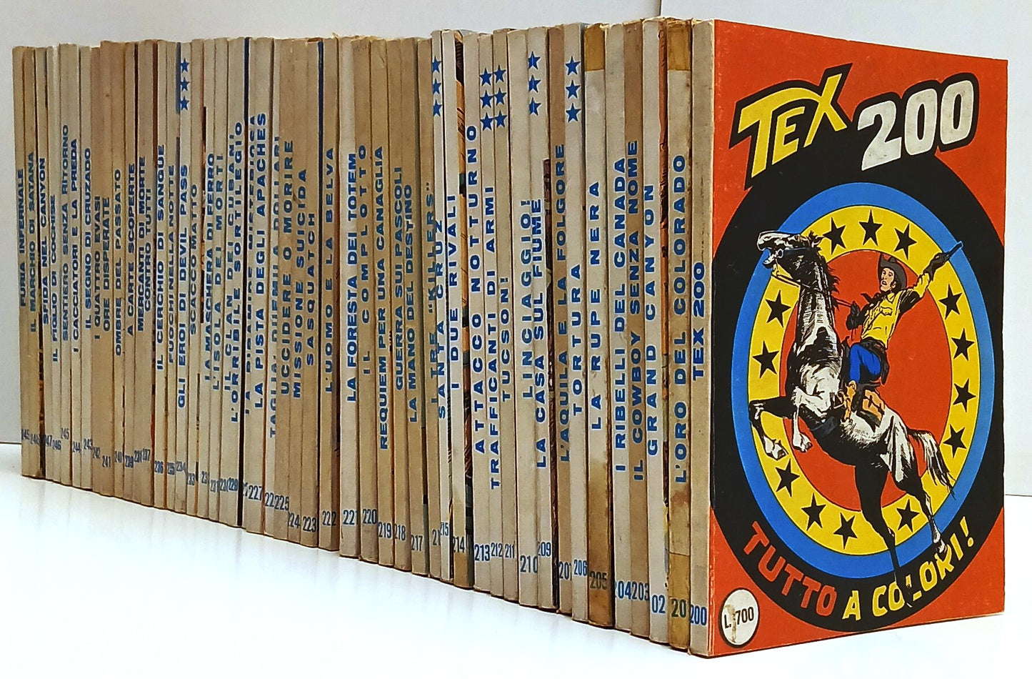 Lotto 98 albi Tex fascia 200/299 - Bonelli - offerta da lettura - BLCG1