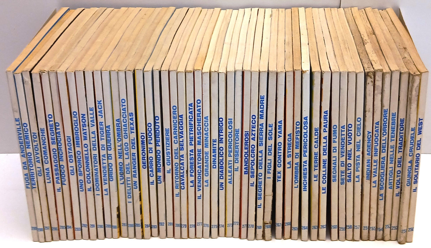 Lotto 98 albi Tex fascia 200/299 - Bonelli - offerta da lettura - BLCG1