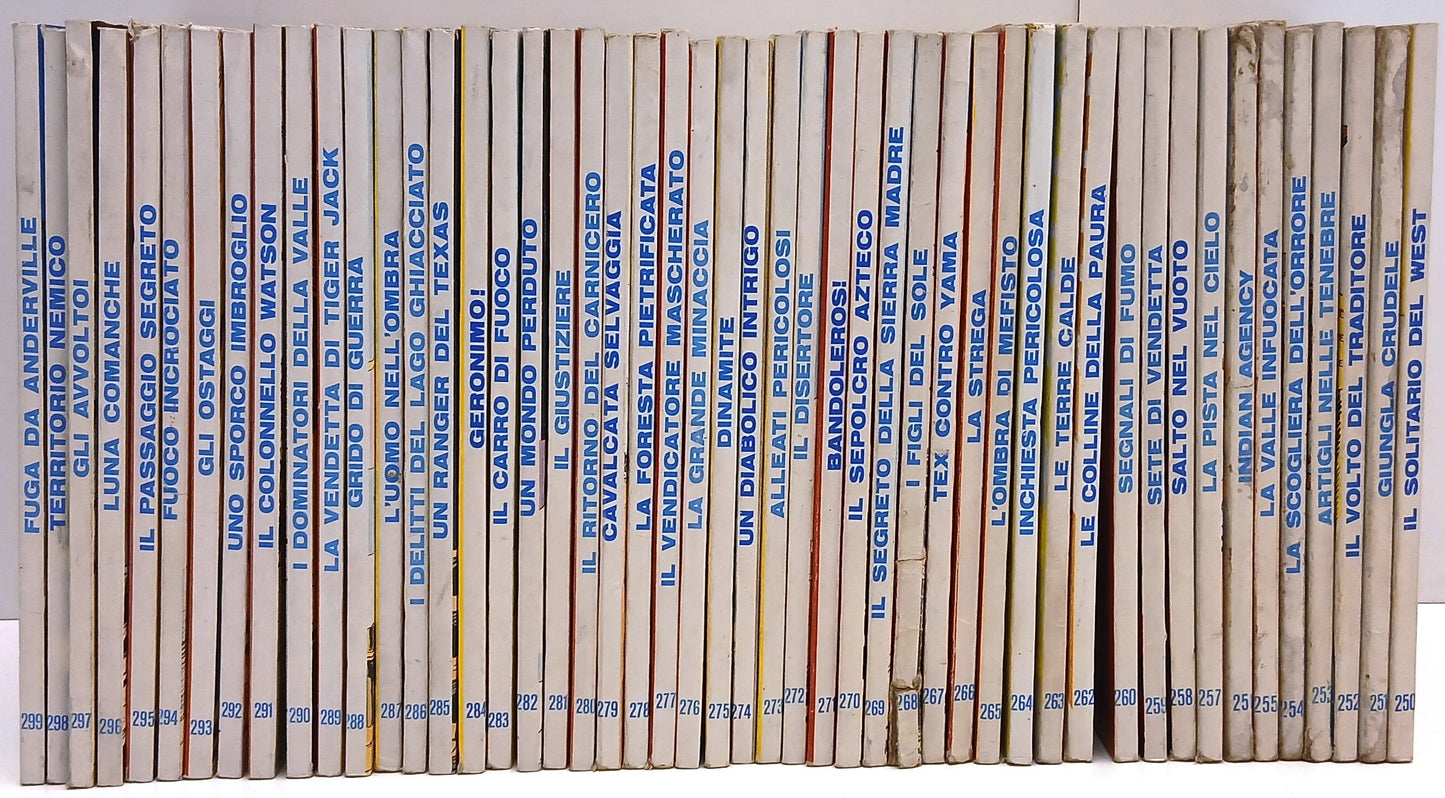 Lotto 98 albi Tex fascia 200/299 - Bonelli - offerta da lettura - BLCG1