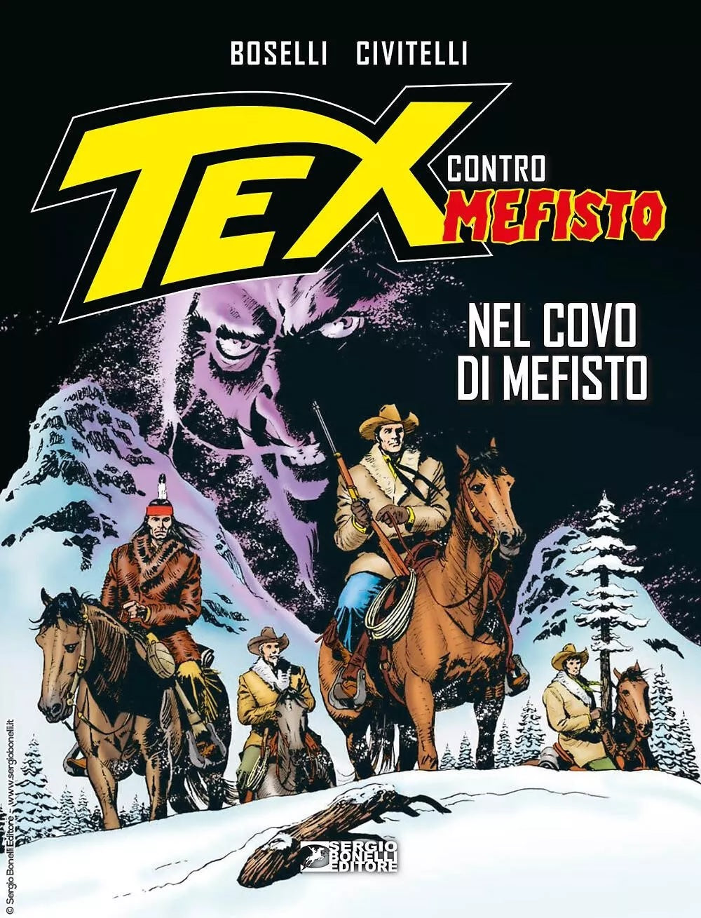 Tex contro Mefisto Nel covo di Mefisto - Boselli Civitelli- Bonelli- 1a ed.- A26