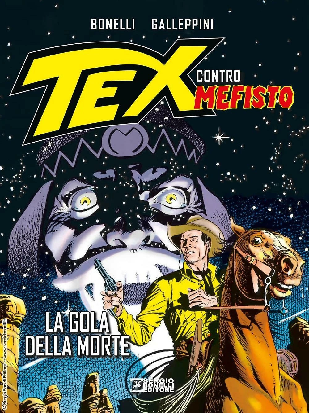 Tex contro Mefisto La gola della morte- Bonelli Galleppini- Bonelli- 1a ed.- A26