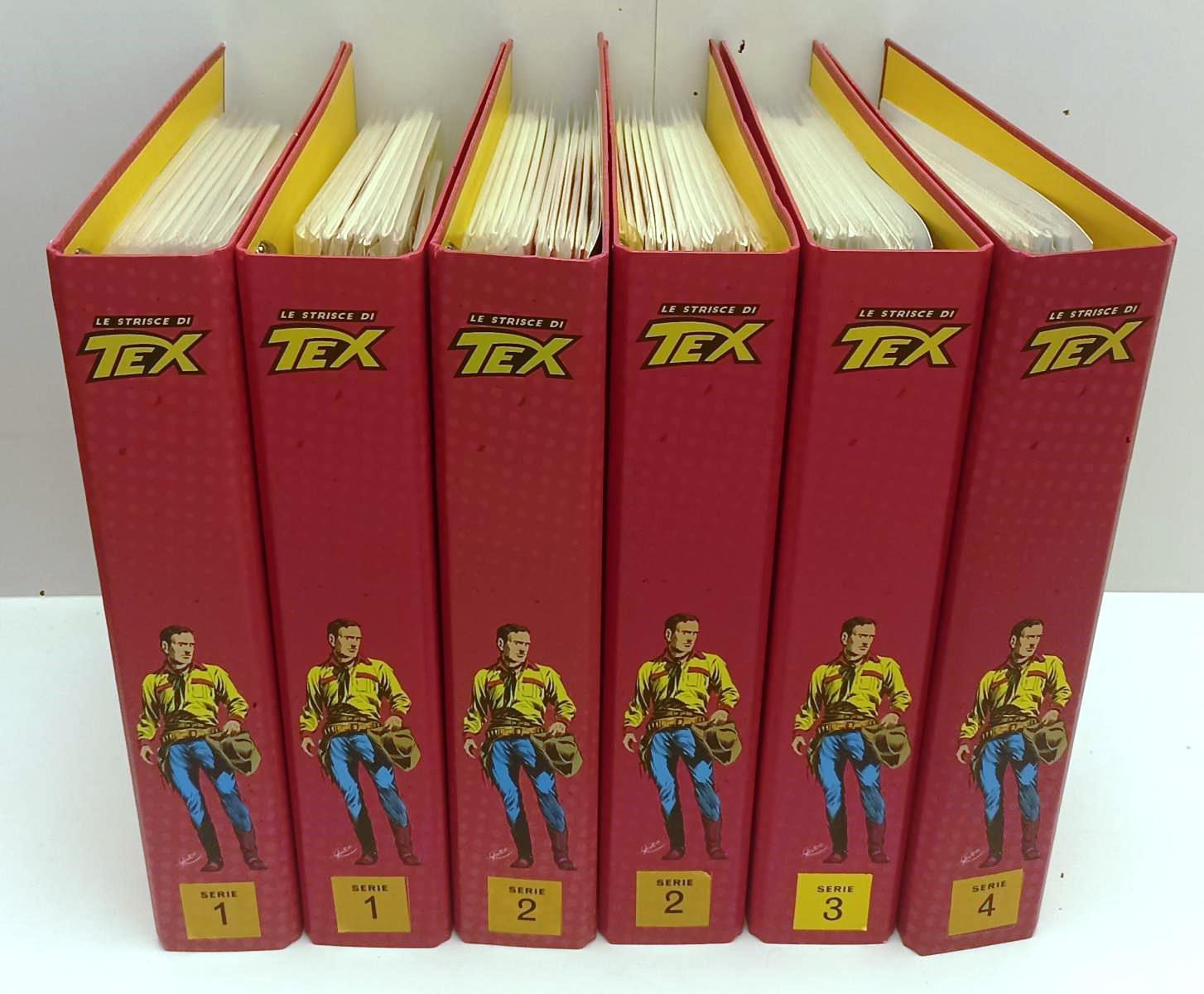 Le Strisce di Tex Anastatica Ristampa Raccoglitori 12 Serie Complete - GdS - C26