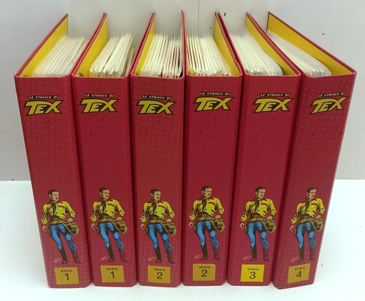 Le Strisce di Tex Anastatica Ristampa Raccoglitori 12 Serie Complete - GdS - C26