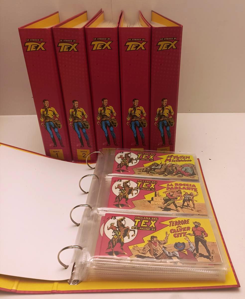 Le Strisce di Tex Anastatica Ristampa Raccoglitori 12 Serie Complete - GdS - C26