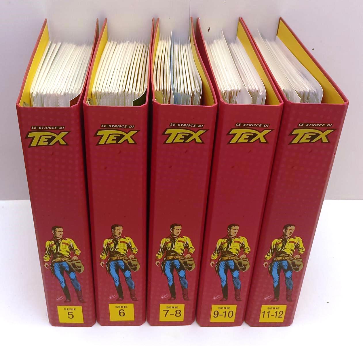 Le Strisce di Tex Anastatica Ristampa Raccoglitori 12 Serie Complete - GdS - C26