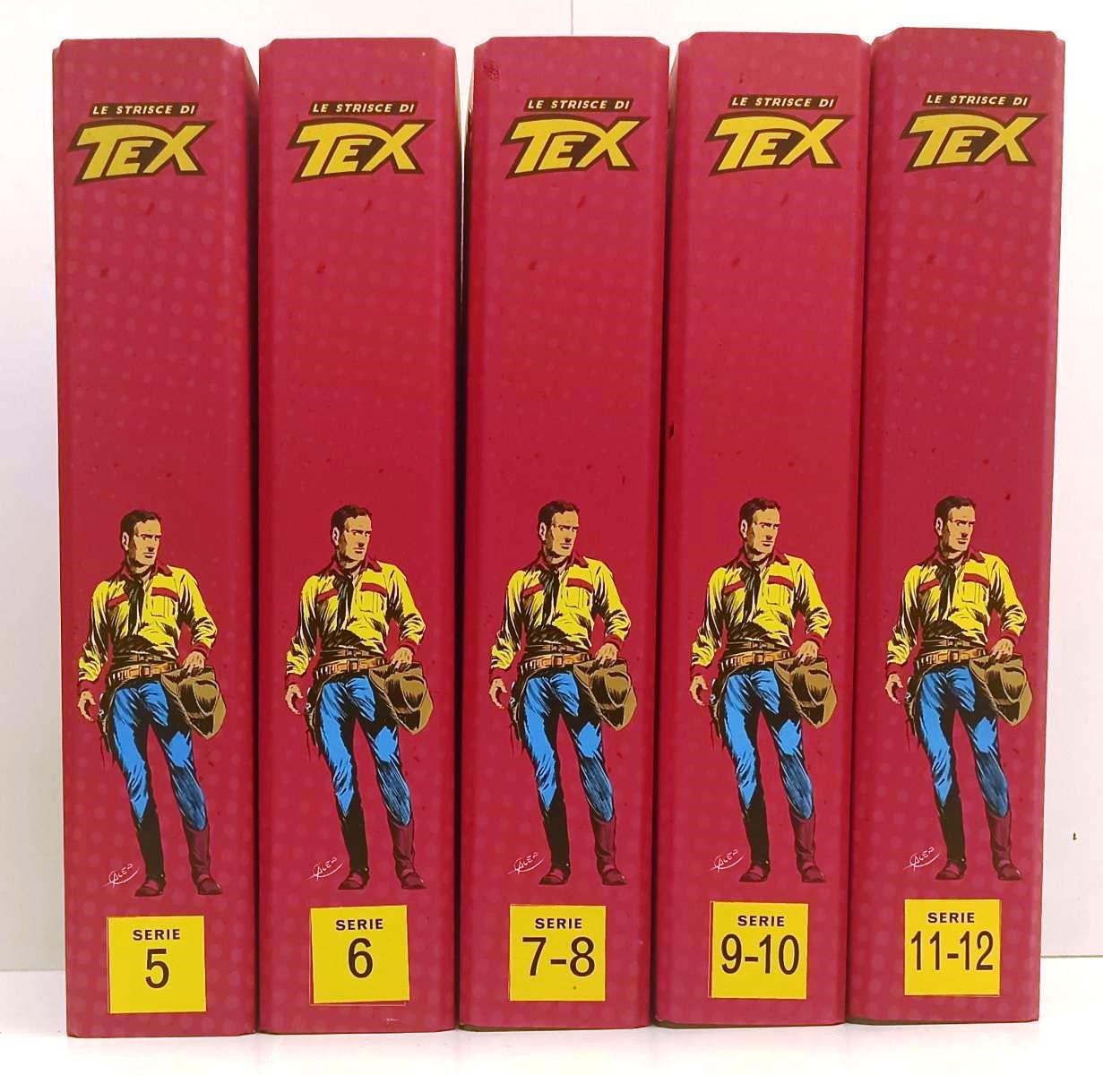 Le Strisce di Tex Anastatica Ristampa Raccoglitori 12 Serie Complete - GdS - C26