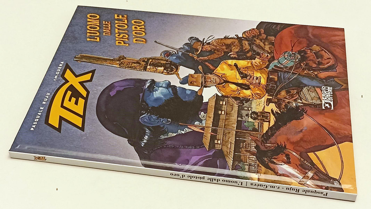 FB- TEX STELLA D'ORO N.29 L'UOMO DALLE PISTOLE D'ORO CARTONATO-- BONELLI-- C-G24