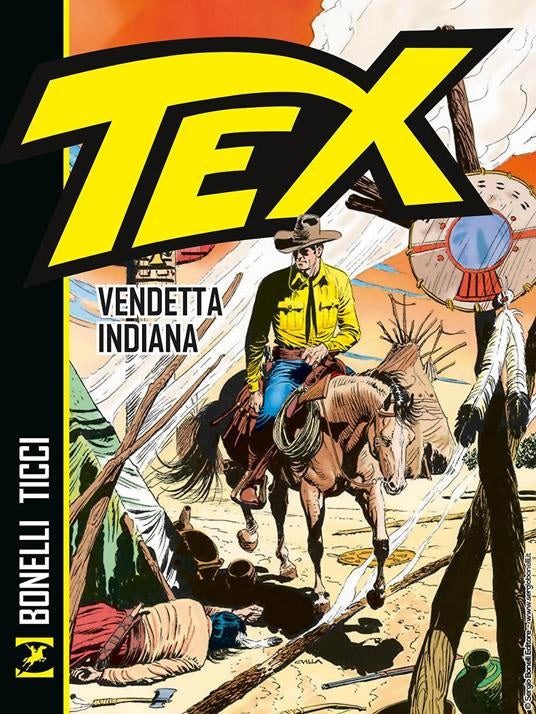 Tex Vendetta indiana - Bonelli Ticci - Bonelli - 2a ed. 2023 - A26