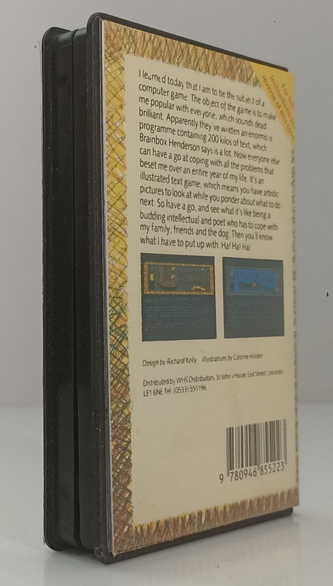 GC- GIOCO CASSETTA DIARY OF ADRIAN MOLE LEVEL 9 COMMODORE 64 MOSAIC - GTTS38