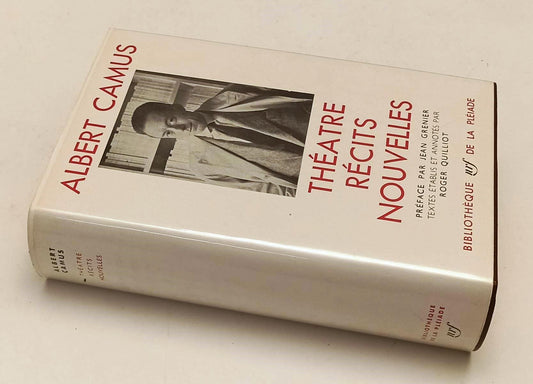 LN- THEATRE RECTIS NOUVELLES - CAMUS- BIBLIOTHEQUE NRF DE PLEIADE- 1963- CS- XFS