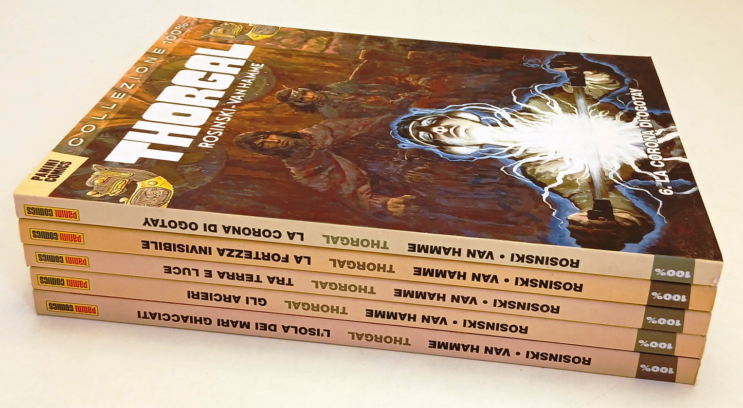 FV- THORGAL 5 VOLUMI - ROSINSKI VAN HAMME - PANINI COLLEZIONE 100% -- B - Z25
