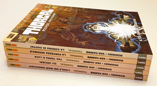 FV- THORGAL 5 VOLUMI - ROSINSKI VAN HAMME - PANINI COLLEZIONE 100% -- B - Z25