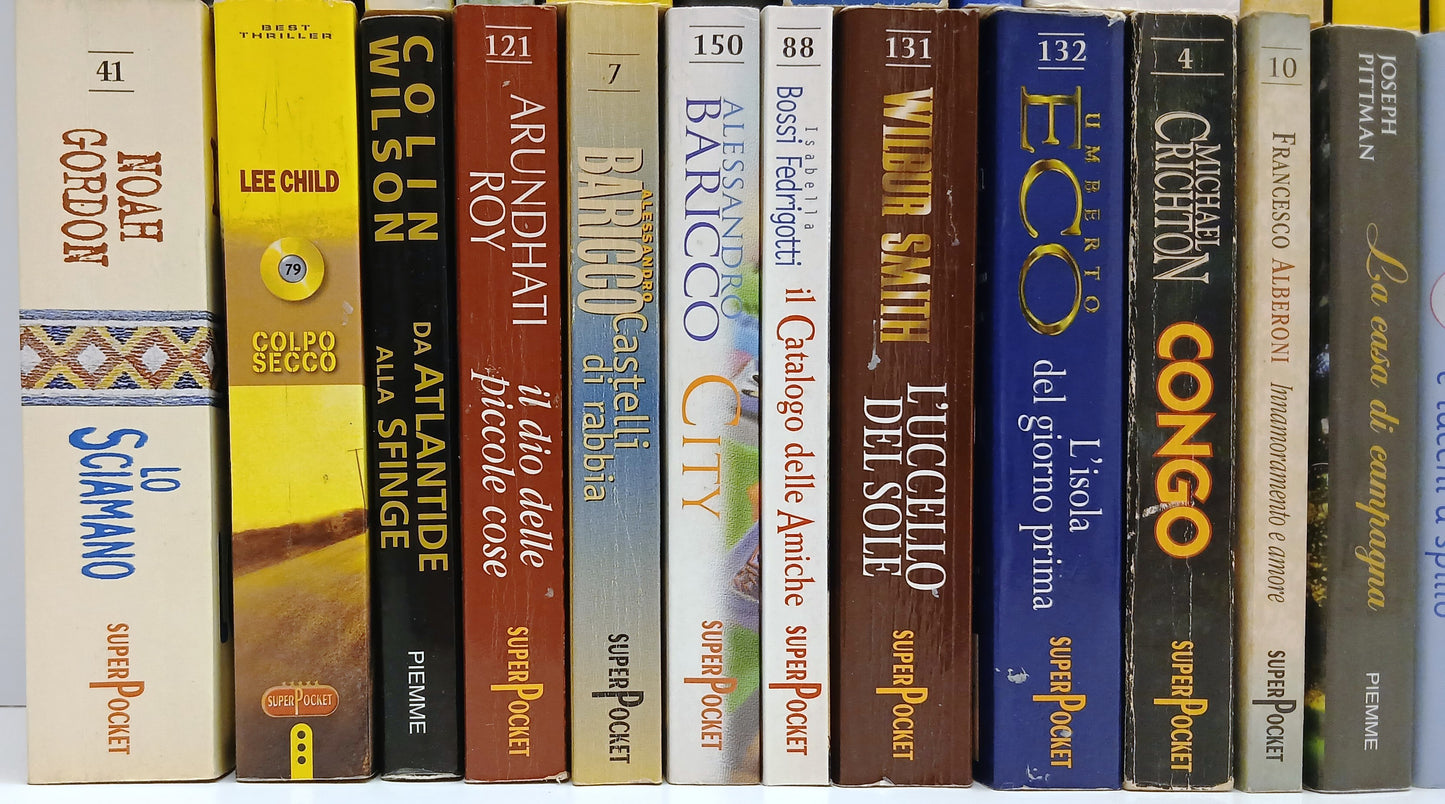 LN- LOTTO ROMANZI SUPERPOCKET PIEMME AA.VV. 30 PZ. - B - BLCP4