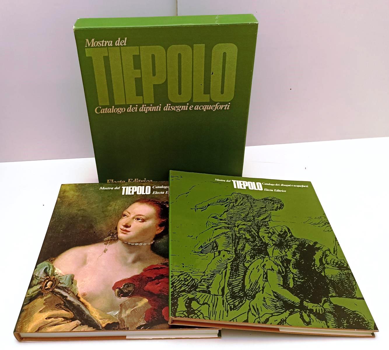 LT- MOSTRA DEL TIEPOLO CATALOGO 2 VOLUMI DISEGNI - ELECTA - 1971 - CS - YFS764