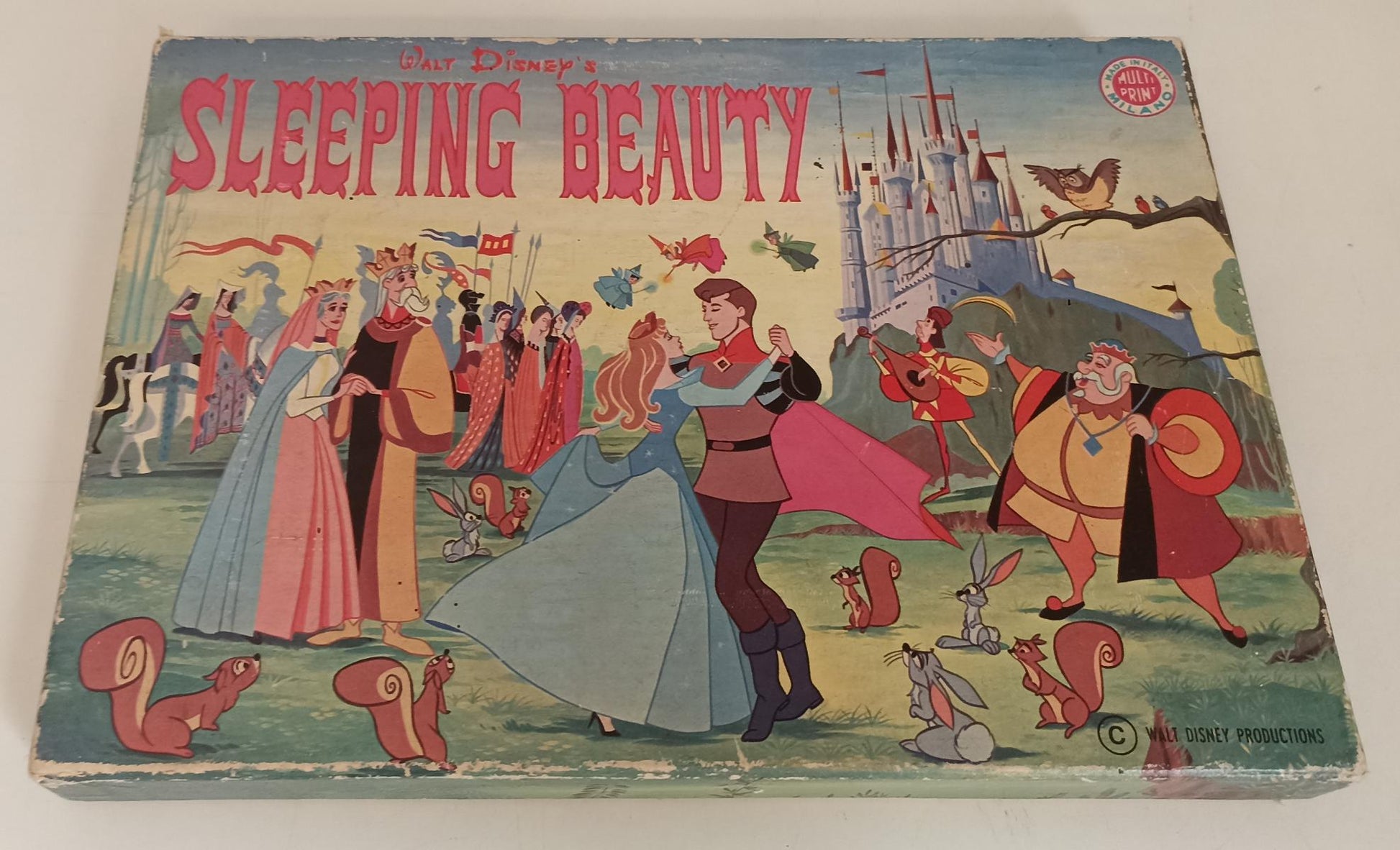 GG- SCATOLA GIOCO WALT DISNEY SLEEPING BEAUTY TIMBRI A INCHIOSTRO - YFS893