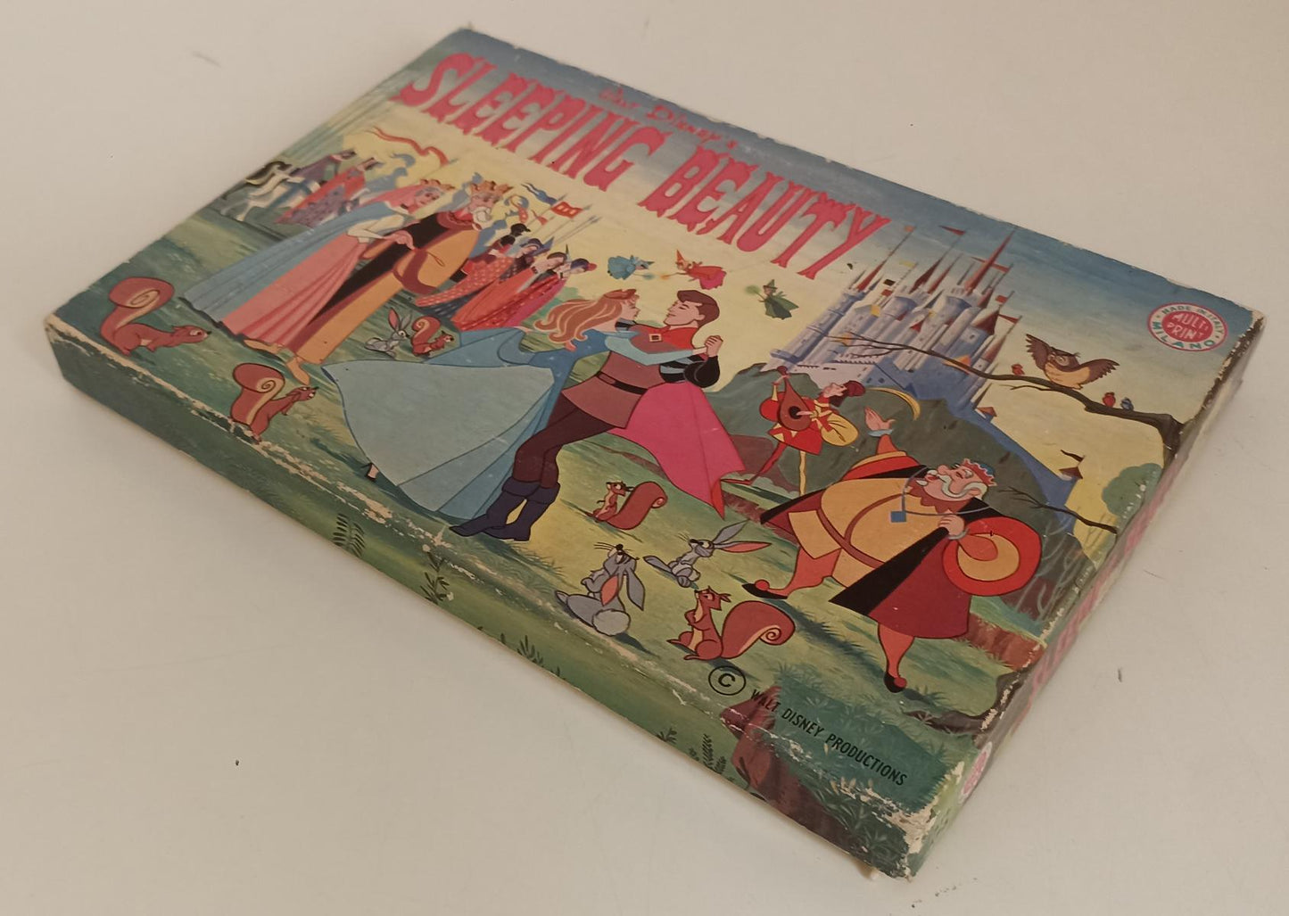 GG- SCATOLA GIOCO WALT DISNEY SLEEPING BEAUTY TIMBRI A INCHIOSTRO - YFS893