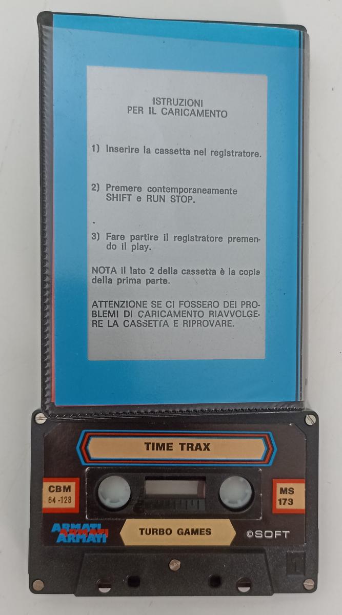 GC- GIOCO TURBO GAMES CASSETTA TIME TRAX CHUCK NORRIS COMMODORE 64 CBM - GTTS39