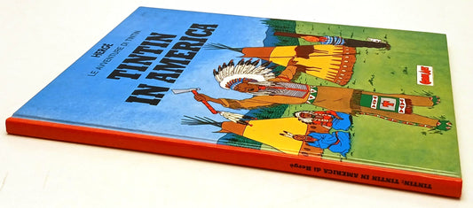 FV- LE AVVENTURE DI TINTIN IN AMERICA - HERGE' - COMIC ART - 1989 - C - H25