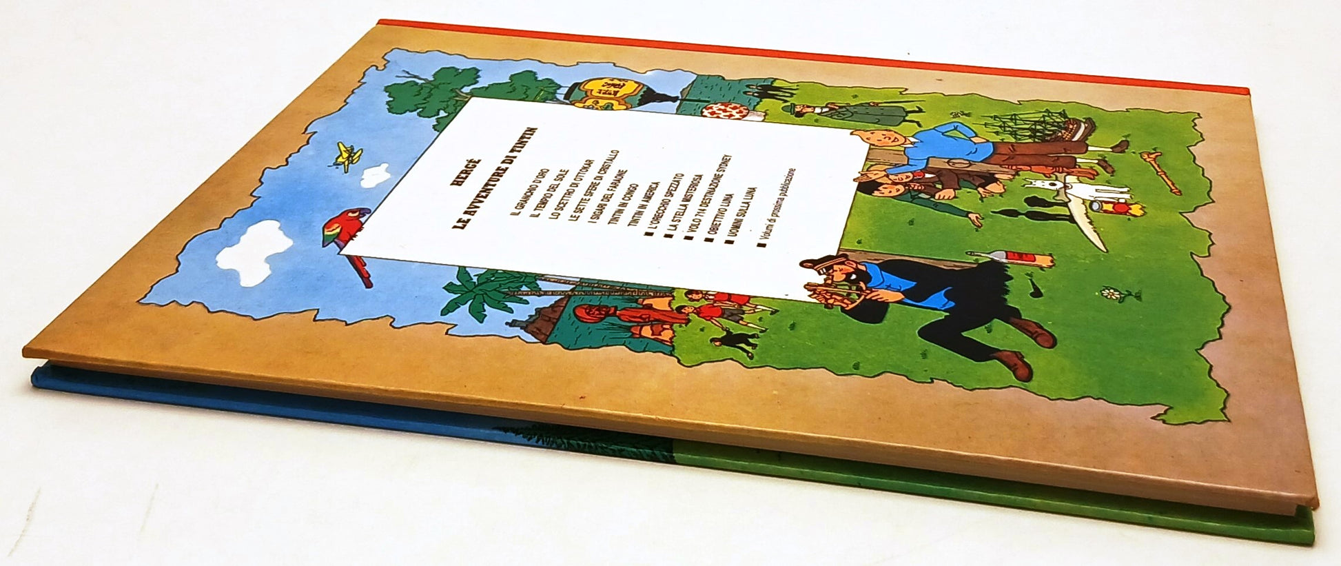 FV- LE AVVENTURE DI TINTIN IN AMERICA - HERGE' - COMIC ART - 1989 - C - H25