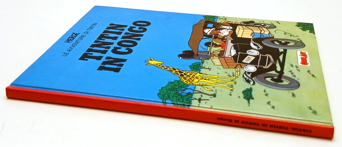 FV- LE AVVENTURE DI TINTIN IN CONGO- HERGE'- COMIC ART GRANDI EROI- 1989- C- H25