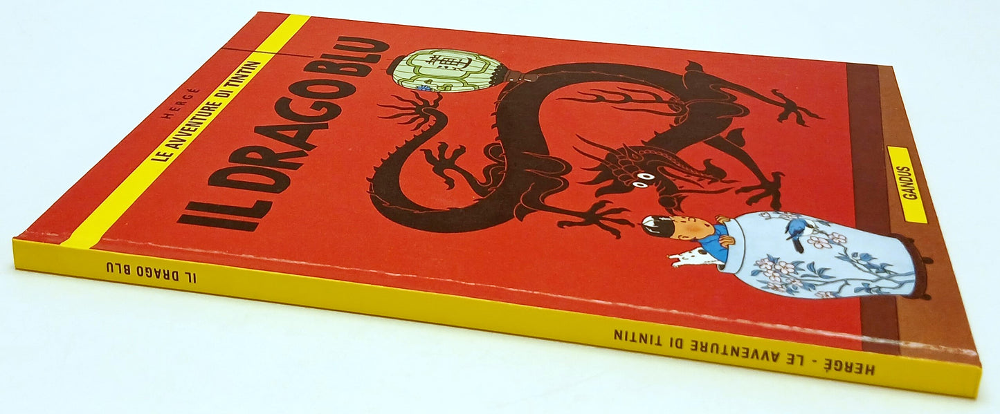 FV- LE AVVENTURE DI TINTIN IL DRAGO BLU - HERGE' - GANDUS -- C- H25