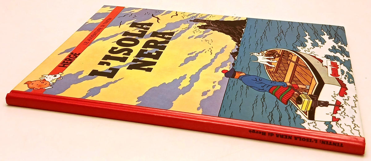 FV- LE AVVENTURE DI TINTIN L'ISOLA NERA - HERGE' - COMIC ART- 1990- C- H25