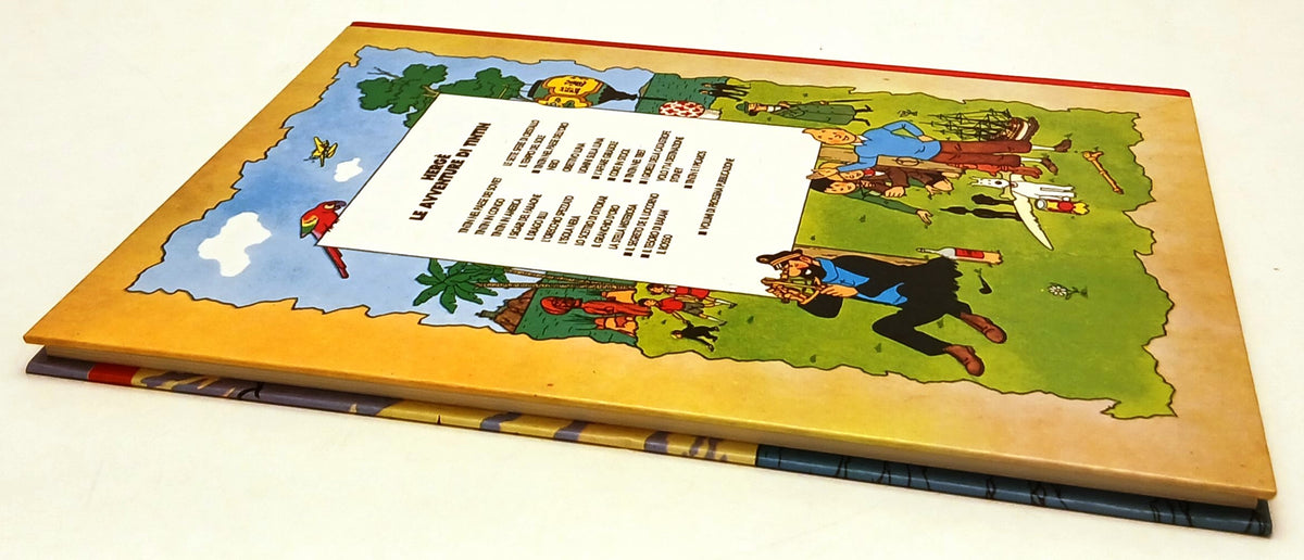 FV- LE AVVENTURE DI TINTIN L'ISOLA NERA - HERGE' - COMIC ART- 1990- C- H25