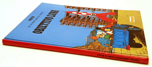 FV- LE AVVENTURE DI TINTIN OBIETTIVO LUNA - HERGE' - COMIC ART - 1990 - C - H25