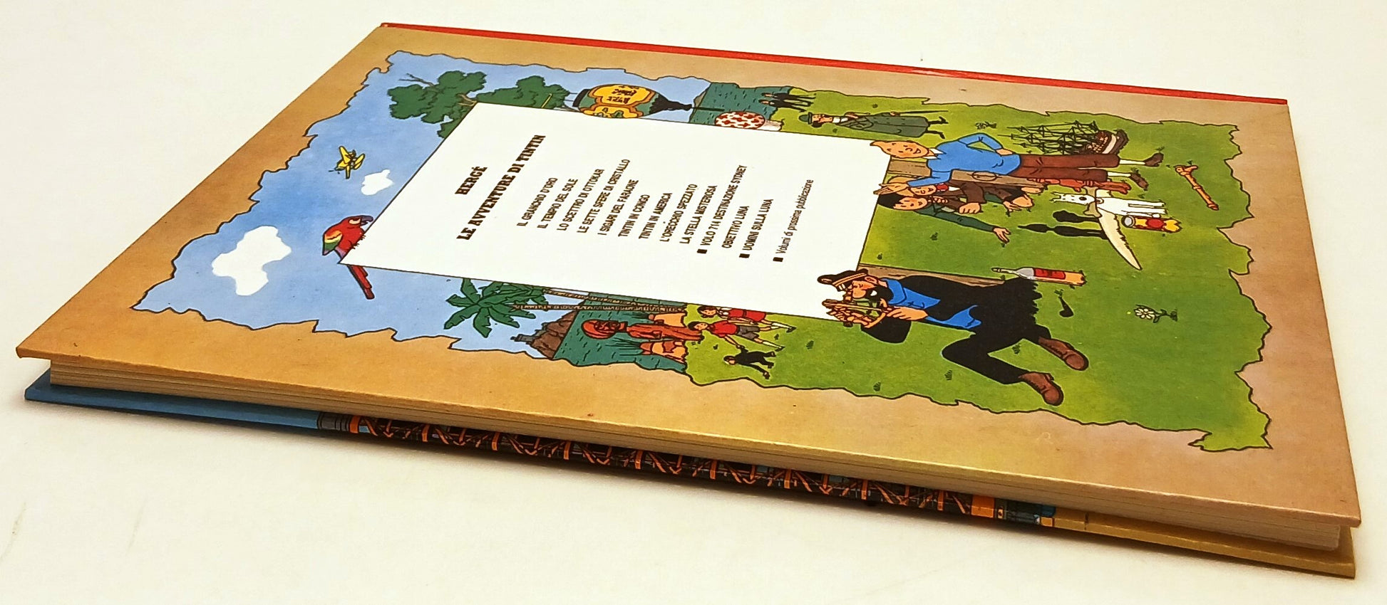 FV- LE AVVENTURE DI TINTIN OBIETTIVO LUNA - HERGE' - COMIC ART - 1990 - C - H25