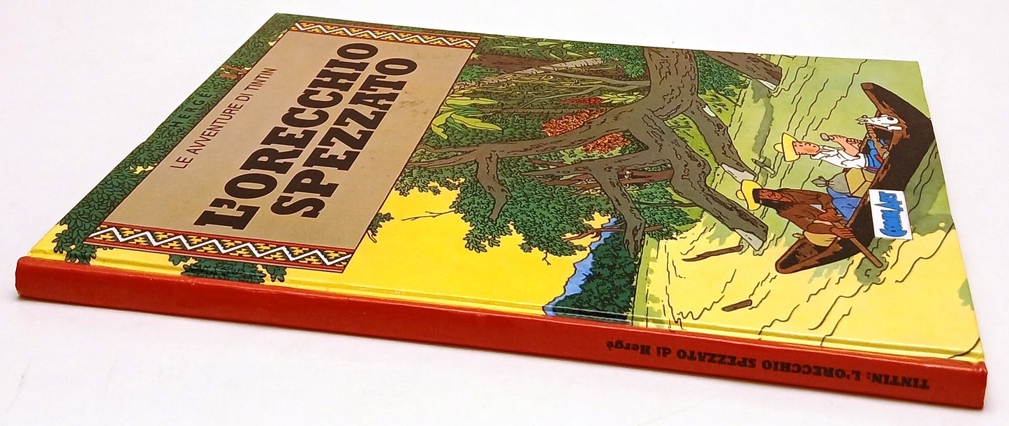 FV- LE AVVENTURE DI TINTIN L'ORECCHIO SPEZZATO - HERGE'- COMIC ART- 1989- C- H25