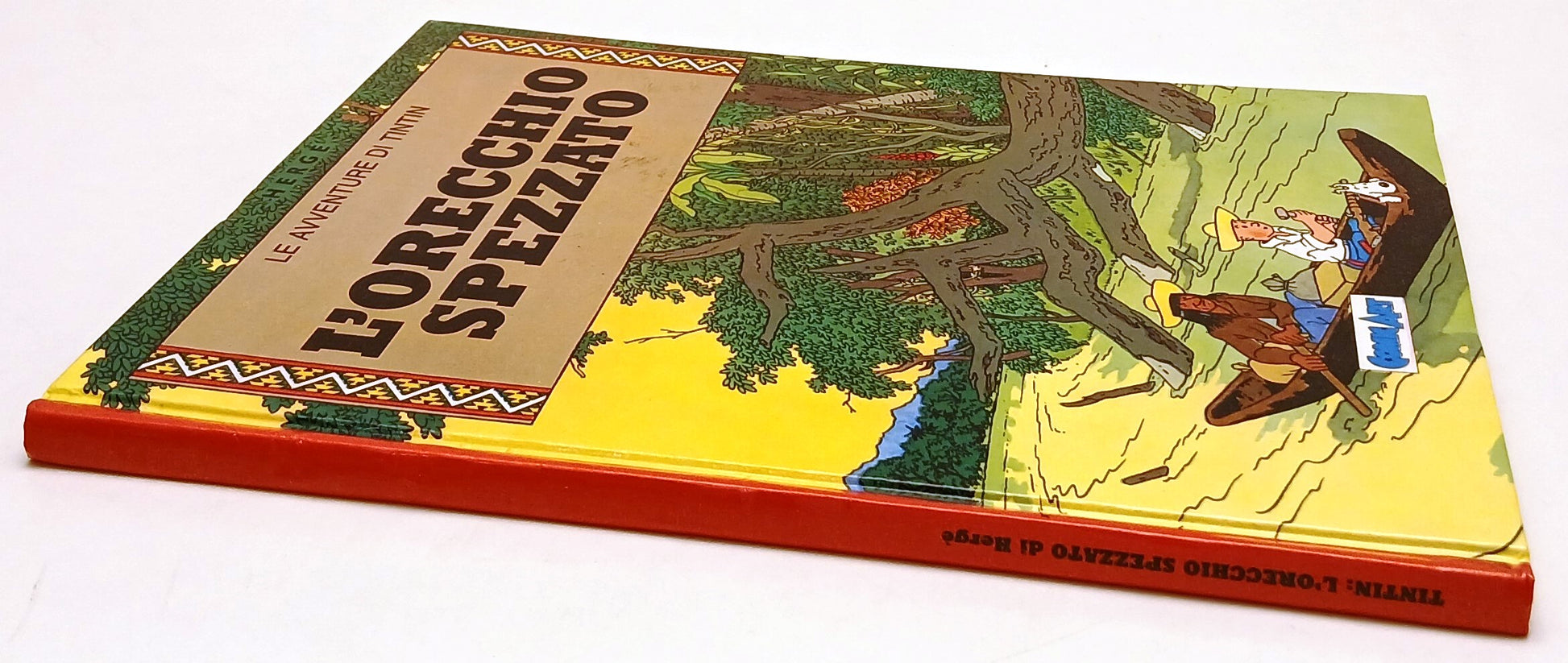 FV- LE AVVENTURE DI TINTIN L'ORECCHIO SPEZZATO - HERGE'- COMIC ART- 1989- C- H25