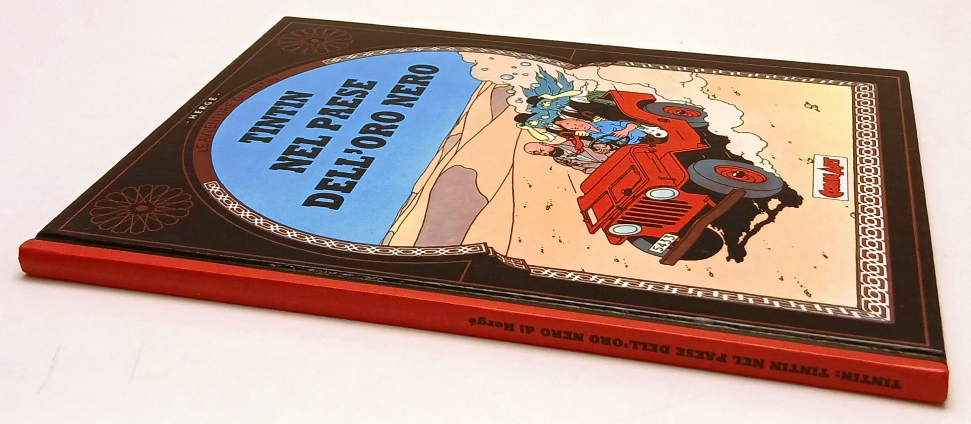 FV- LE AVVENTURE DI TINTIN NEL PAESE DELL'ORO NERO - HERGE' - COMIC ART-- C- H25