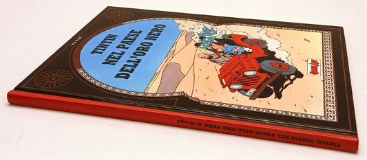 FV- LE AVVENTURE DI TINTIN NEL PAESE DELL'ORO NERO - HERGE' - COMIC ART-- C- H25