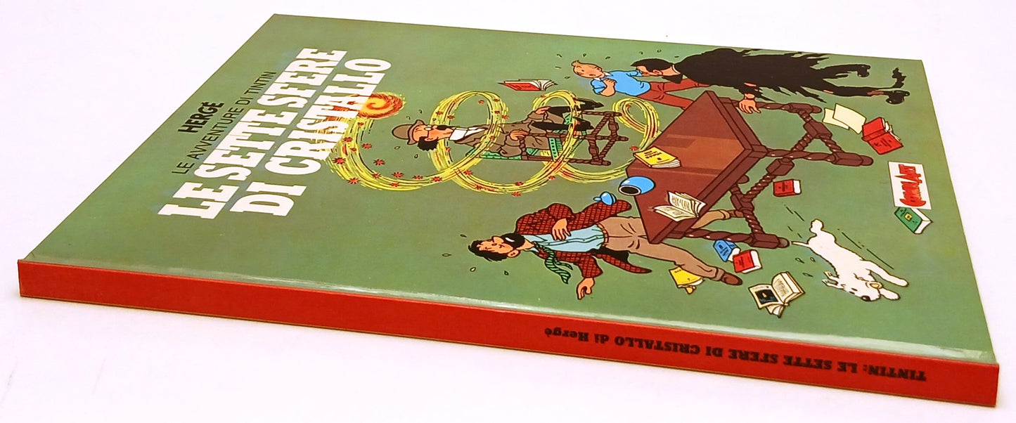 FV- LE AVVENTURE DI TINTIN SETTE SFERE DI CRISTALLO - HERGE'- COMIC ART-- C- H25