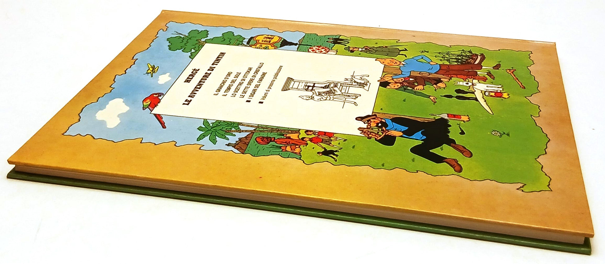FV- LE AVVENTURE DI TINTIN SETTE SFERE DI CRISTALLO - HERGE'- COMIC ART-- C- H25