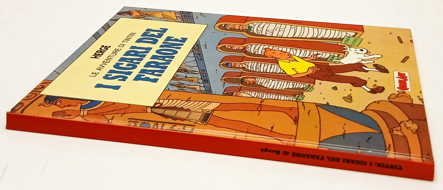 FV- LE AVVENTURE DI TINTIN I SIGARI DEL FARAONE- HERGE'- COMIC ART- 1988- C- H25