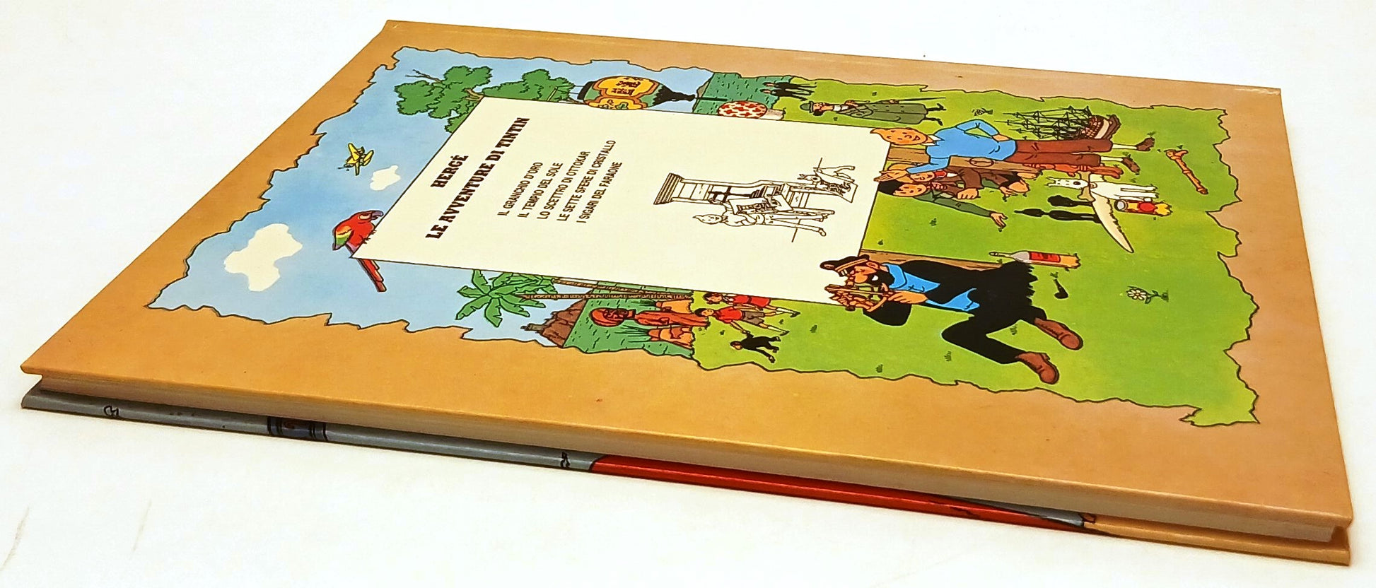 FV- LE AVVENTURE DI TINTIN I SIGARI DEL FARAONE- HERGE'- COMIC ART- 1988- C- H25