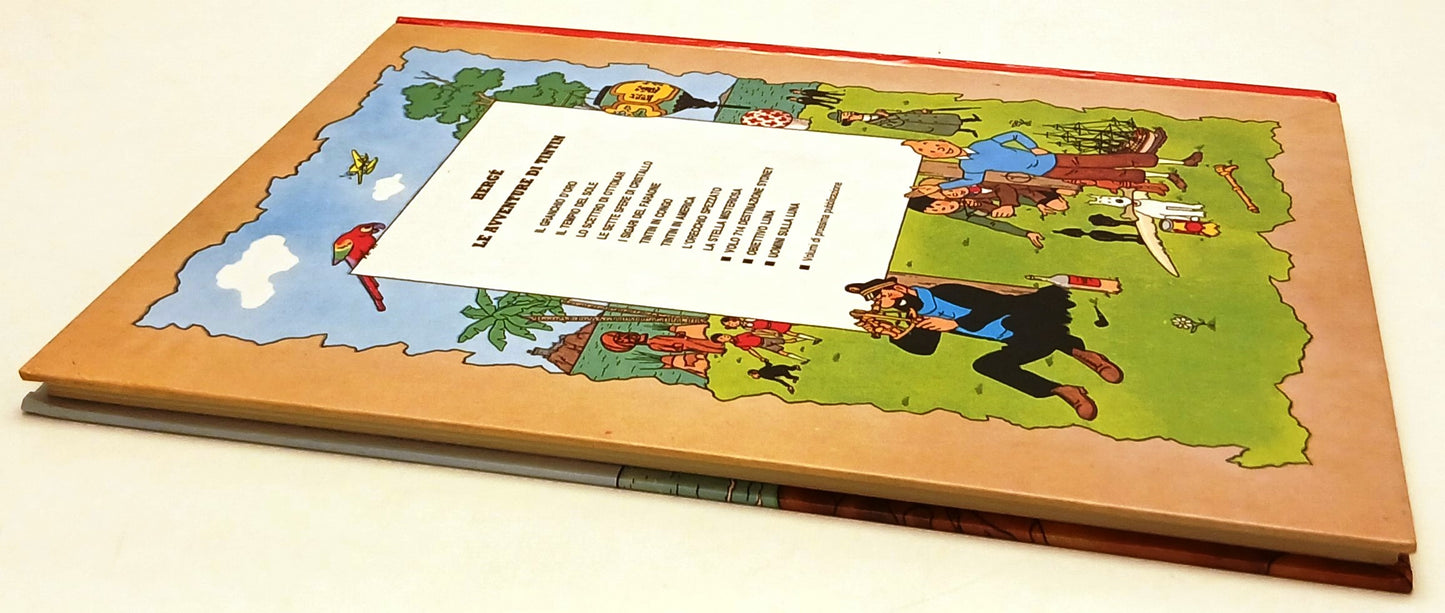 FV- LE AVVENTURE DI TINTIN LA STELLA MISTERIOSA- HERGE'- COMIC ART- 1989- C- H25